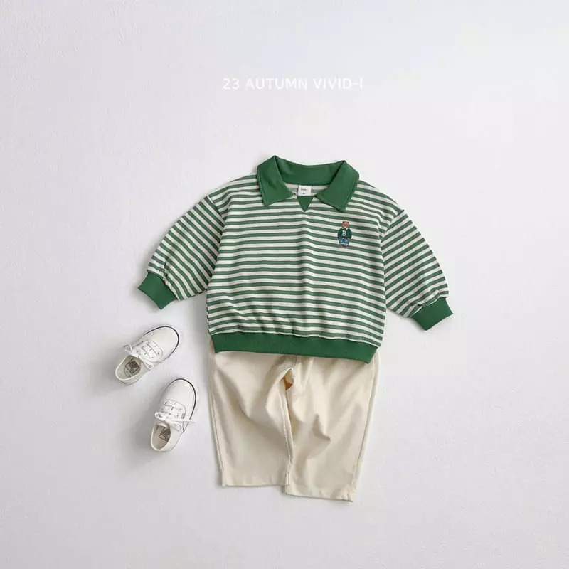 Vivid I - Korean Children Fashion - #childofig - Bear St Sweatshirt - 8