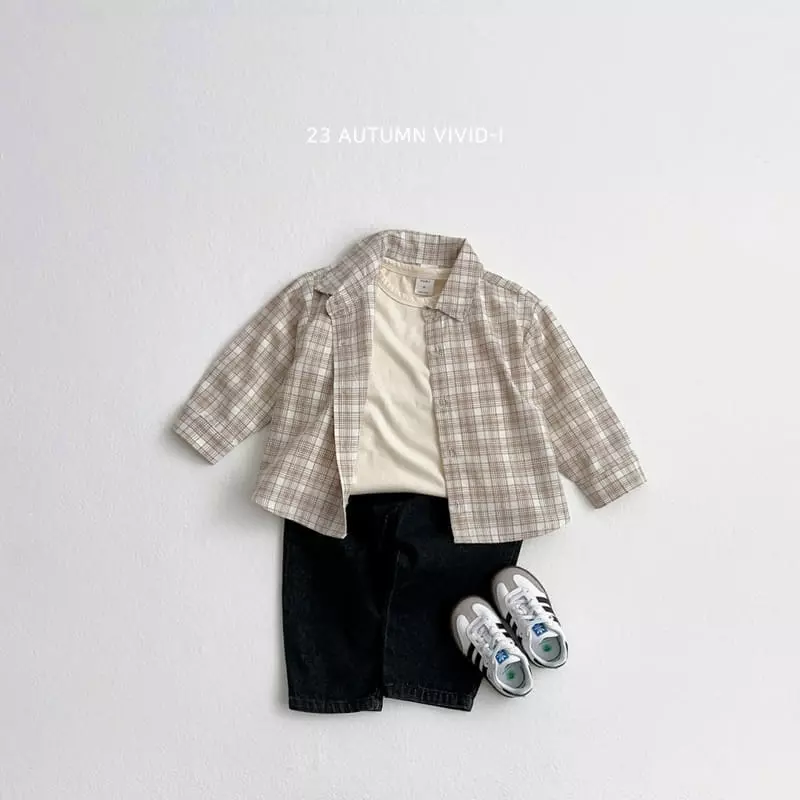 Vivid I - Korean Children Fashion - #childrensboutique - Check Shirt - 7