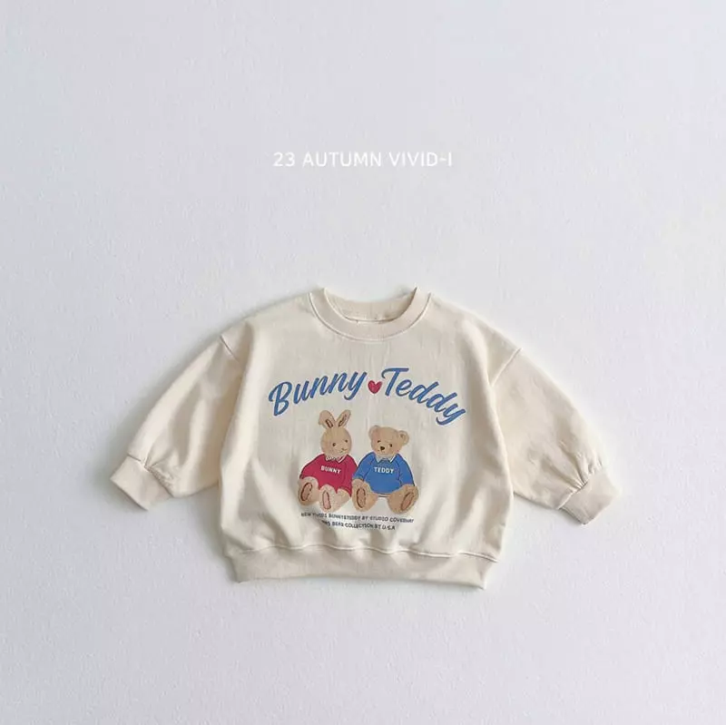 Vivid I - Korean Children Fashion - #designkidswear - Teddy Sweatshirt - 2