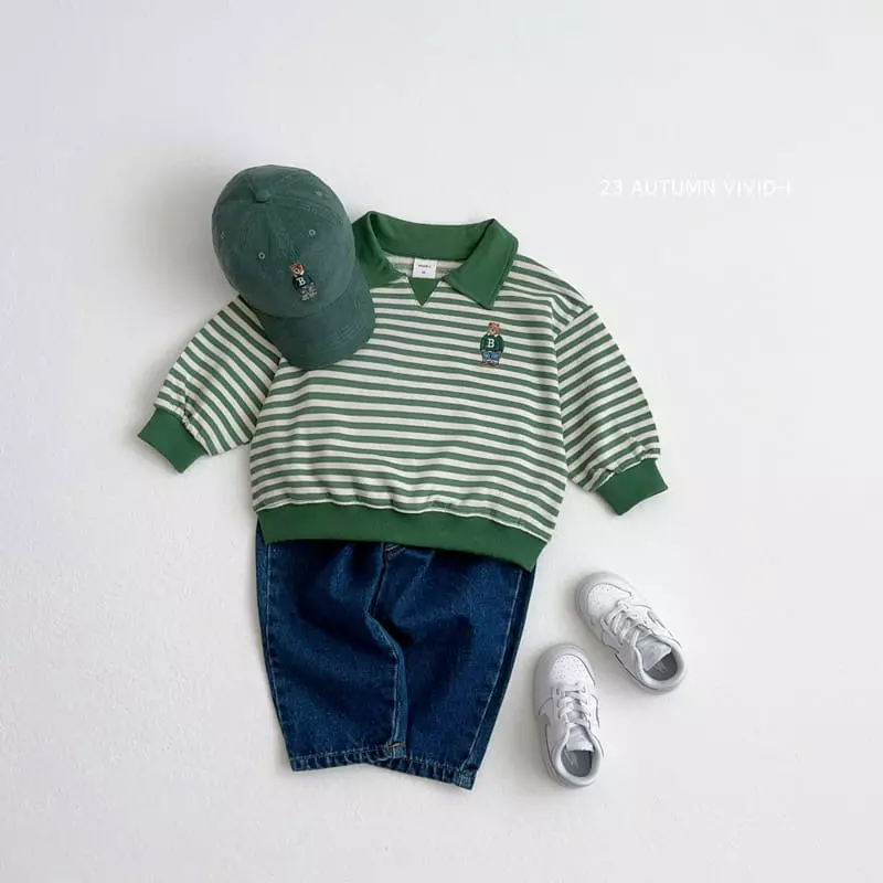 Vivid I - Korean Children Fashion - #designkidswear - Bear St Sweatshirt - 10