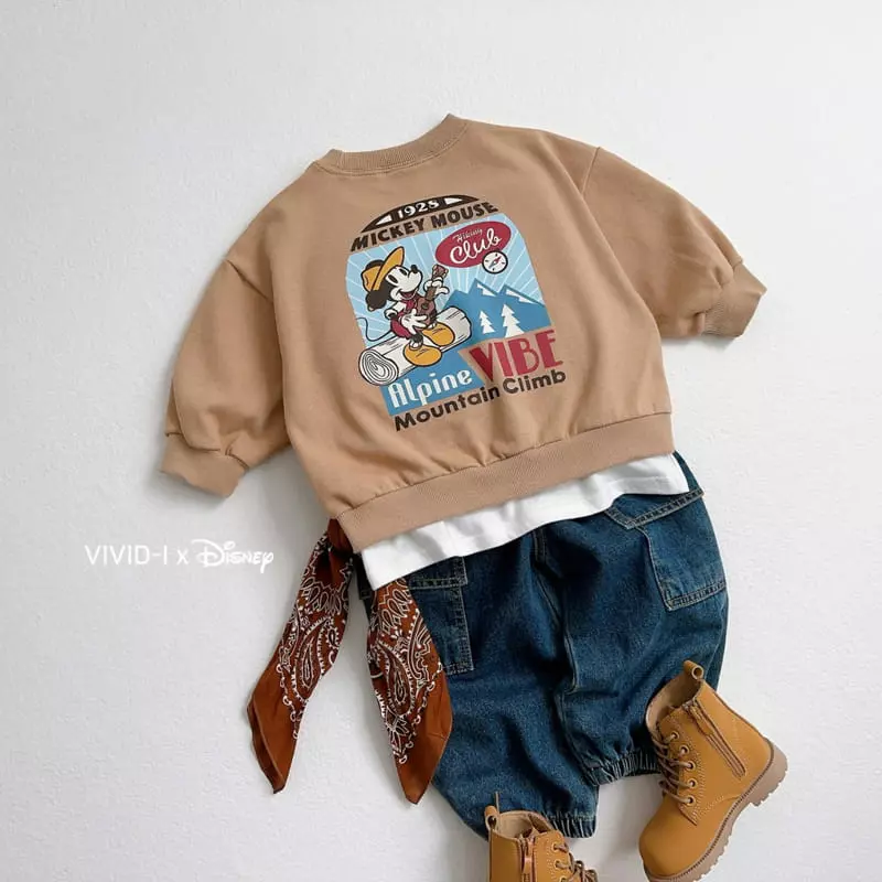 Vivid I - Korean Children Fashion - #discoveringself - D Half Sweatshirt - 7
