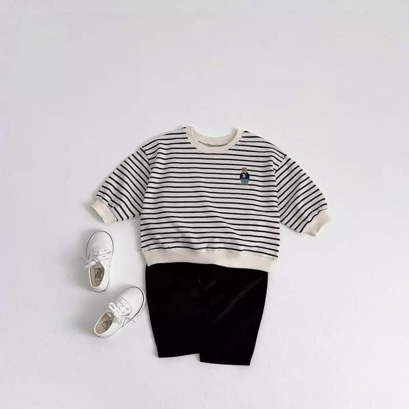Vivid I - Korean Children Fashion - #discoveringself - Bear ST Top Bottom Set - 9