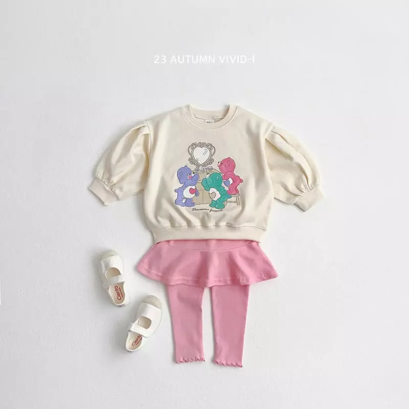 Vivid I - Korean Children Fashion - #fashionkids - Terry Skirt Leggings - 6