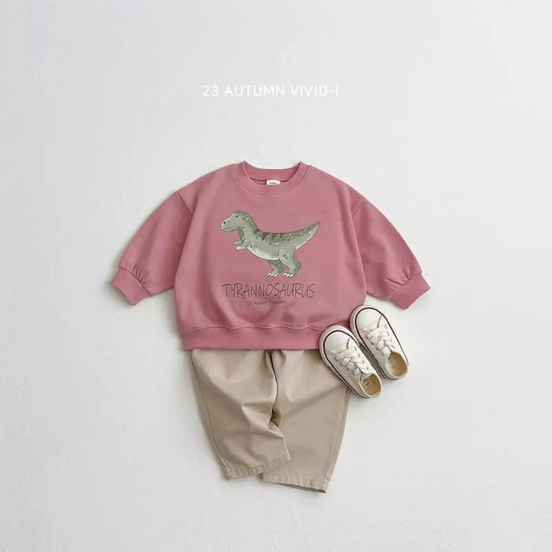 Vivid I - Korean Children Fashion - #kidsshorts - Jurrasic Sweatshirt - 10