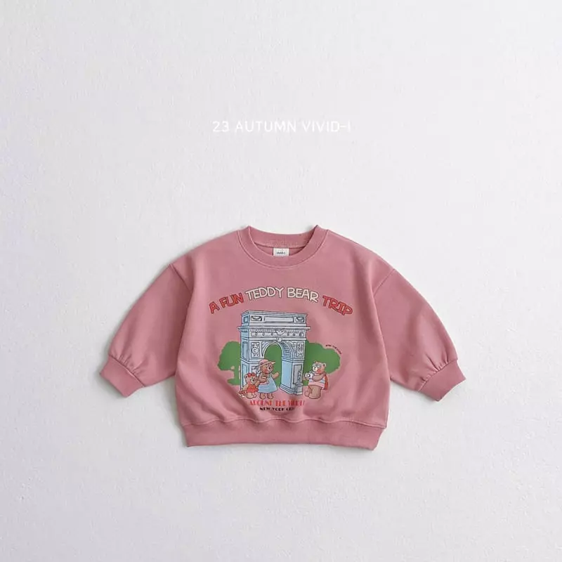 Vivid I - Korean Children Fashion - #kidsshorts - Paris Sweatshirt - 3