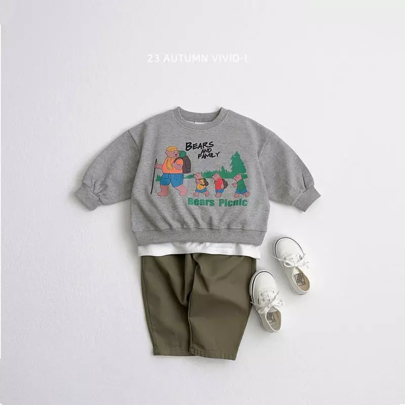 Vivid I - Korean Children Fashion - #kidsstore - Family Sweatshirt - 5