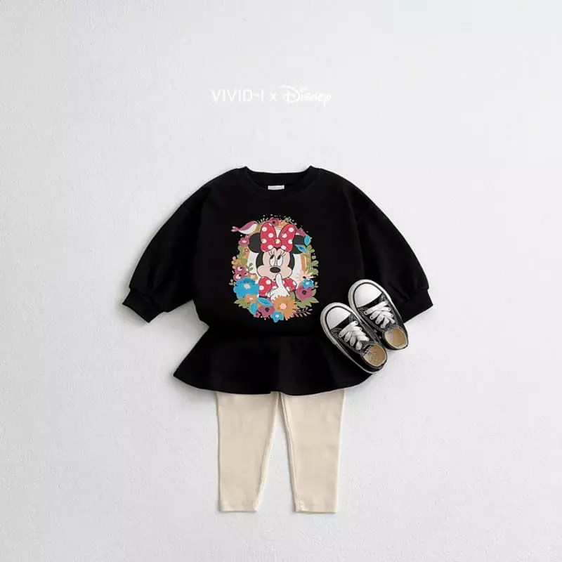 Vivid I - Korean Children Fashion - #kidsshorts - Mini Skirt Leggings Top Bottom Set - 4