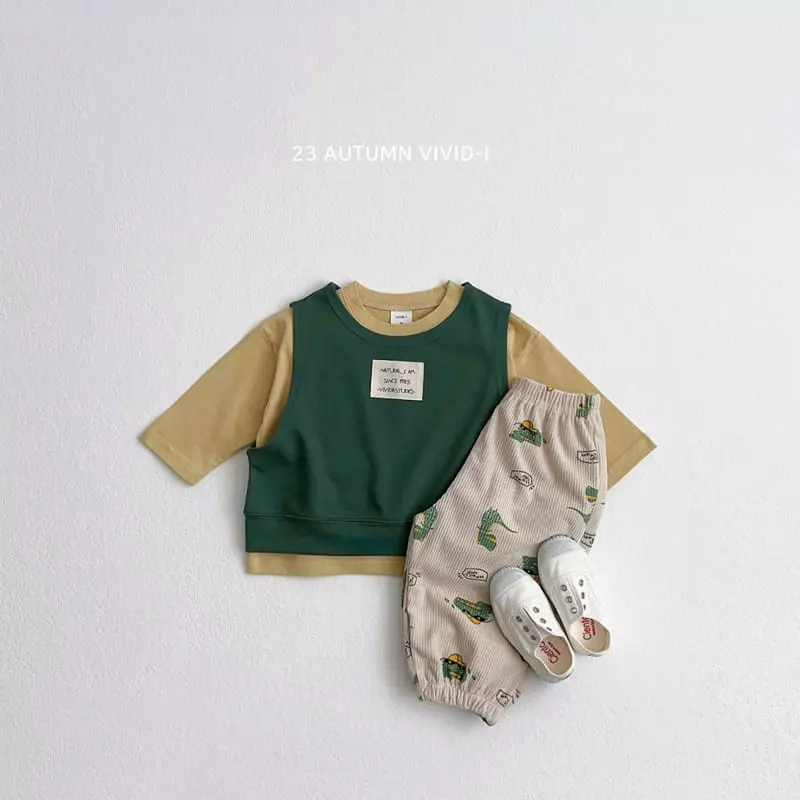 Vivid I - Korean Children Fashion - #littlefashionista - Character Pants - 9