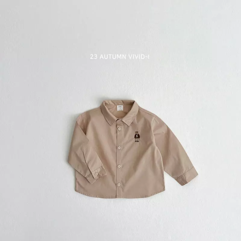 Vivid I - Korean Children Fashion - #magicofchildhood - BEar Shirt - 3