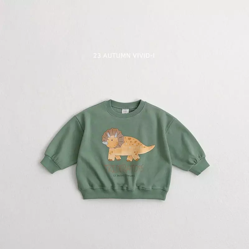 Vivid I - Korean Children Fashion - #minifashionista - Jurrasic Sweatshirt - 2