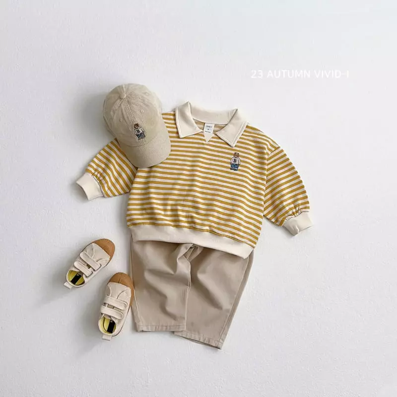 Vivid I - Korean Children Fashion - #minifashionista - Bear St Sweatshirt - 5