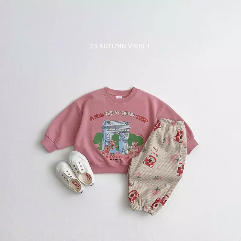Vivid I - Korean Children Fashion - #prettylittlegirls - Paris Sweatshirt - 10