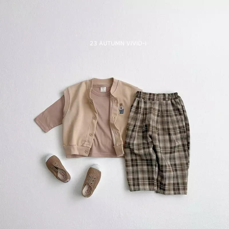 Vivid I - Korean Children Fashion - #prettylittlegirls - Button Vest - 5