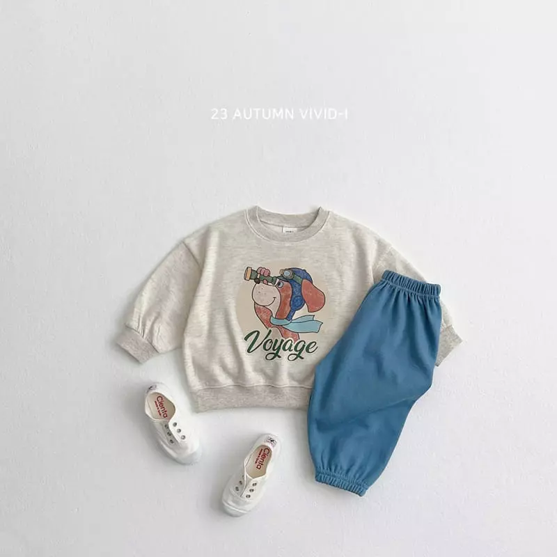 Vivid I - Korean Children Fashion - #stylishchildhood - Vintage Sweatshirt - 7