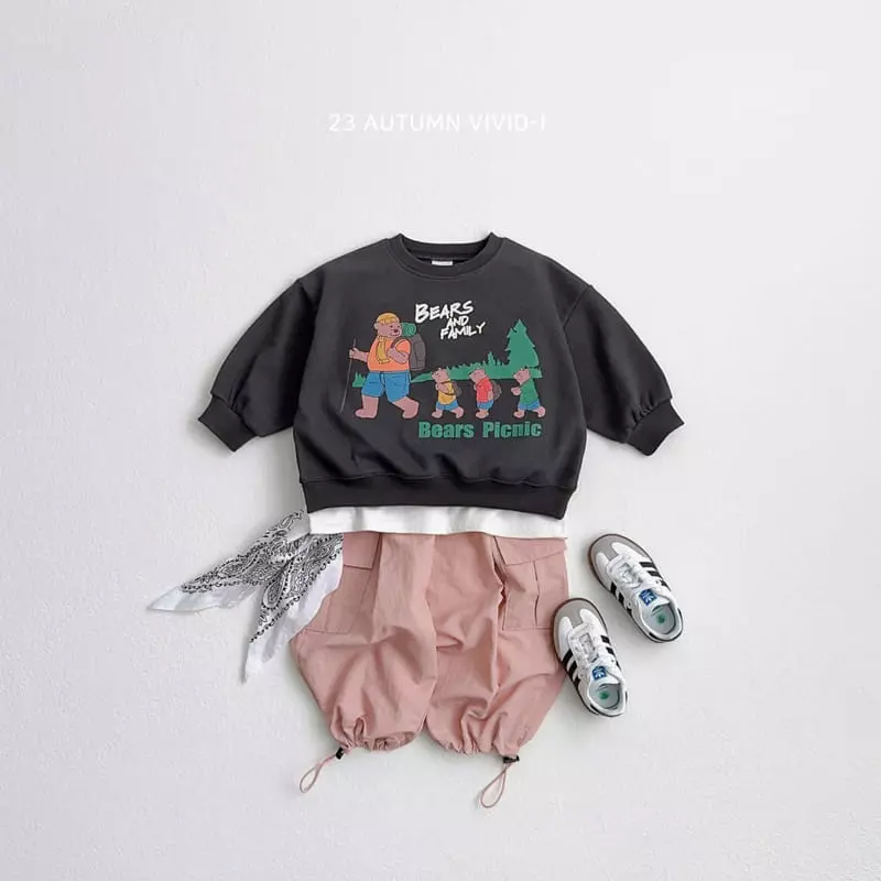 Vivid I - Korean Children Fashion - #todddlerfashion - Family Sweatshirt - 12