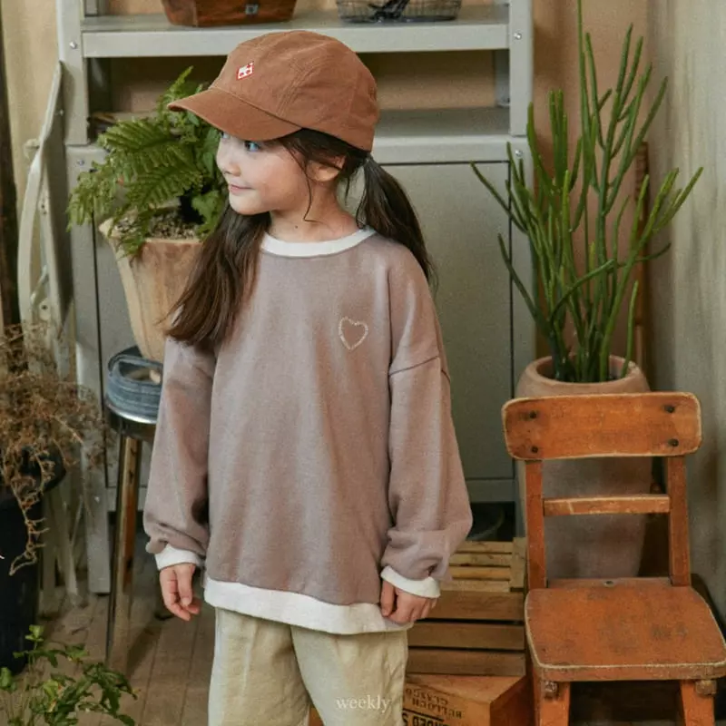 Weekly - Korean Children Fashion - #childofig - Coco Heart Sweathisrt - 10