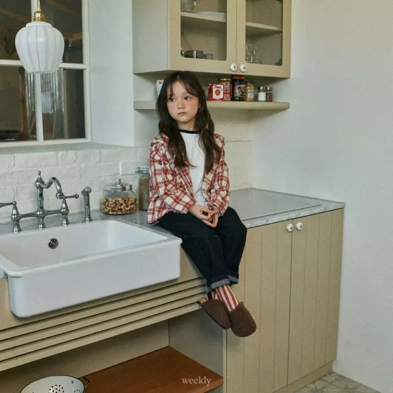Weekly - Korean Children Fashion - #childofig - Paul Check Hoody Jumper - 6