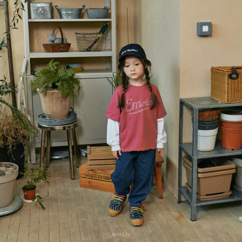 Weekly - Korean Children Fashion - #designkidswear - Emotion Layered Sweatshirt