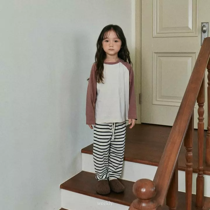 Weekly - Korean Children Fashion - #fashionkids - Malang Raglan Tee - 10