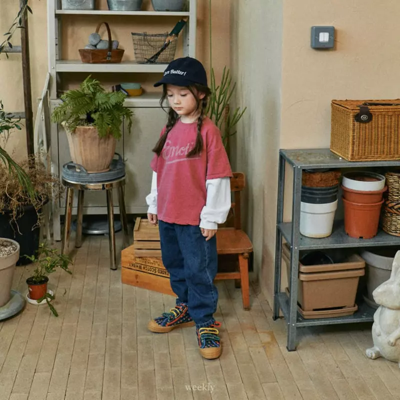 Weekly - Korean Children Fashion - #fashionkids - Emotion Layered Sweatshirt - 4