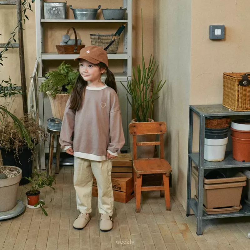 Weekly - Korean Children Fashion - #magicofchildhood - Coco Heart Sweathisrt - 6