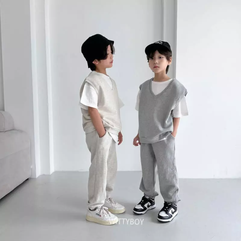 Witty Boy - Korean Children Fashion - #childofig - Uni Vest - 4