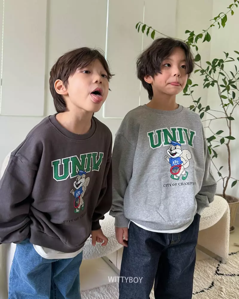 Witty Boy - Korean Children Fashion - #fashionkids - Sqirrel Sweatshirt - 6