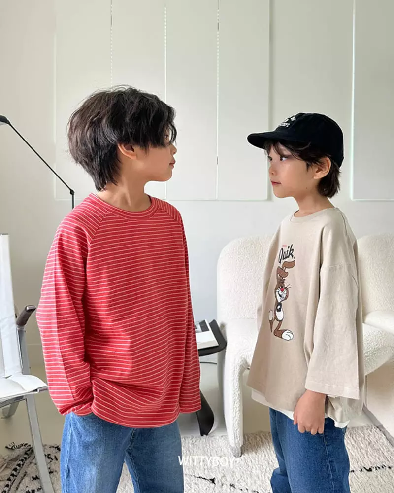 Witty Boy - Korean Children Fashion - #kidsshorts - Quck TEe - 6