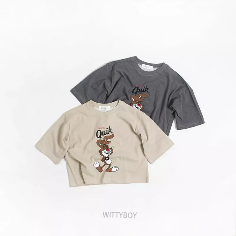 Witty Boy - Korean Children Fashion - #kidsstore - Quck TEe - 7