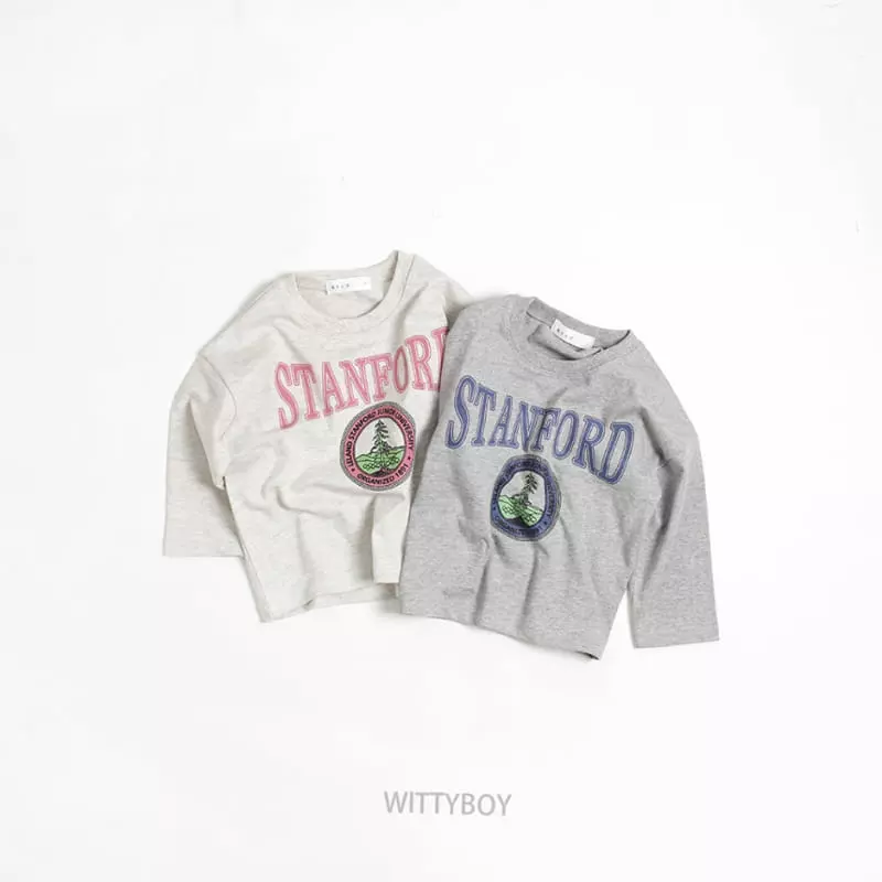 Witty Boy - Korean Children Fashion - #kidsstore - Standford Tee - 12