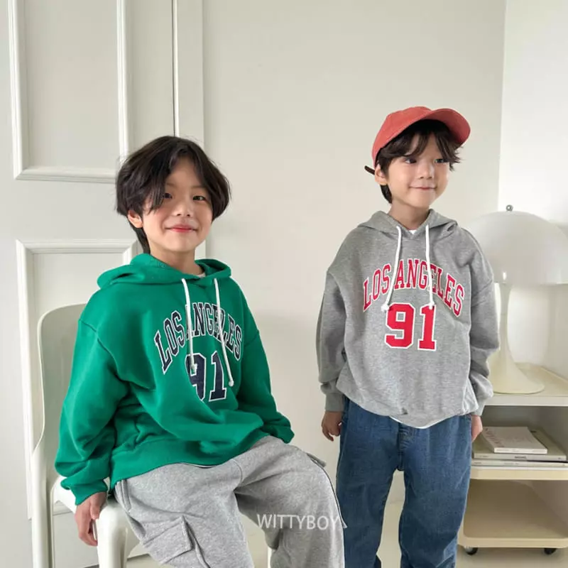 Witty Boy - Korean Children Fashion - #kidsstore - La Hoody Tee - 5