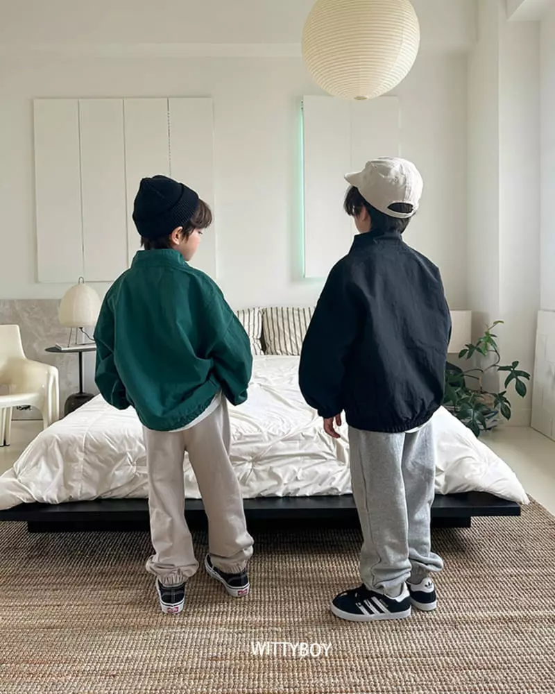 Witty Boy - Korean Children Fashion - #kidsstore - Mono Anorak - 2