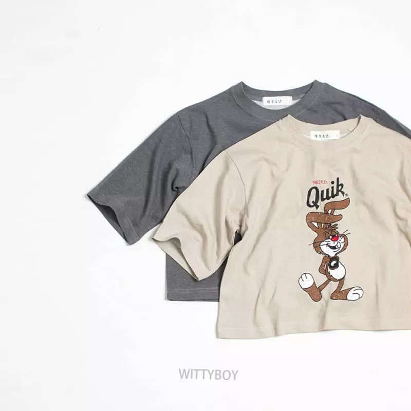 Witty Boy - Korean Children Fashion - #kidzfashiontrend - Quck TEe - 8