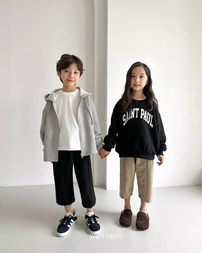 Witty Boy - Korean Children Fashion - #littlefashionista - Saint Sweatshirt - 11