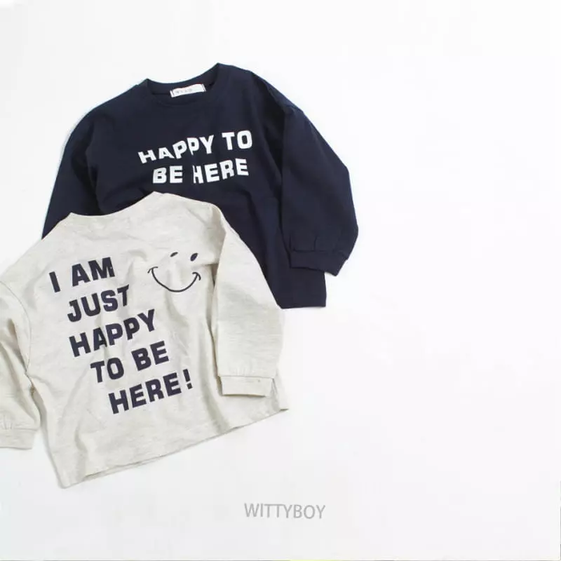 Witty Boy - Korean Children Fashion - #magicofchildhood - Happy Tee - 8