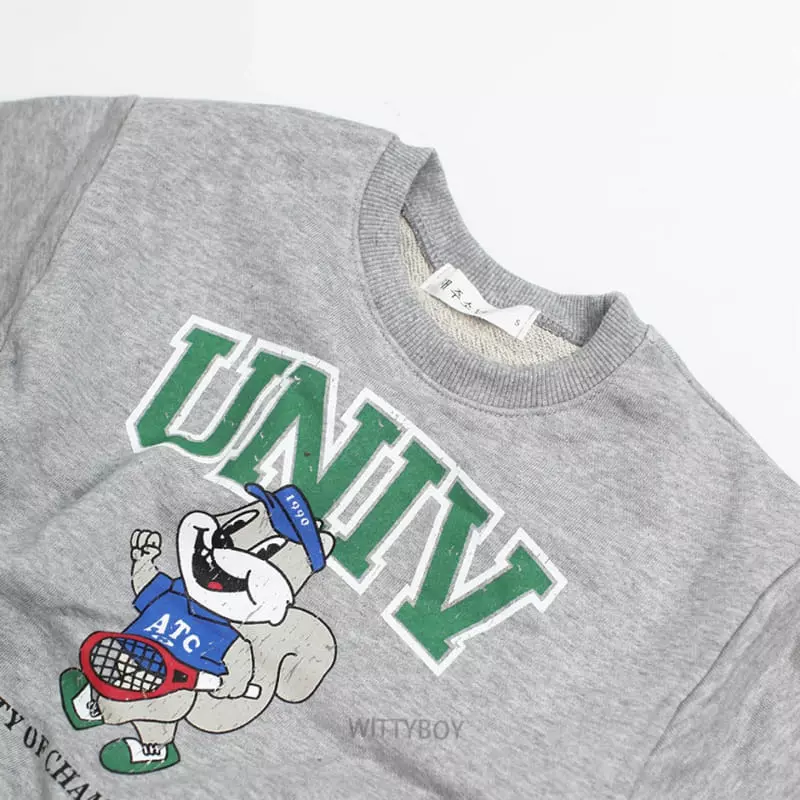 Witty Boy - Korean Children Fashion - #magicofchildhood - Sqirrel Sweatshirt - 12