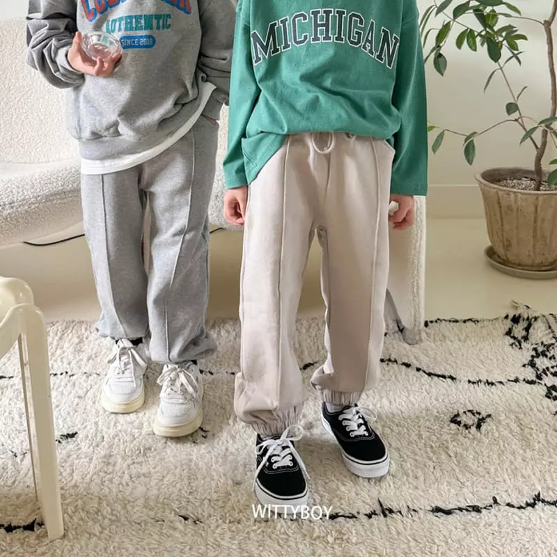 Witty Boy - Korean Children Fashion - #todddlerfashion - Taco Pants - 3