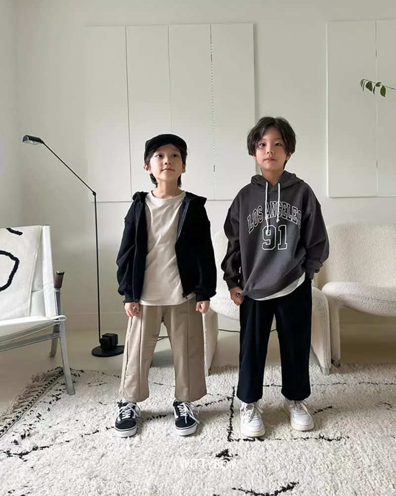 Witty Boy - Korean Children Fashion - #todddlerfashion - La Hoody Tee - 12