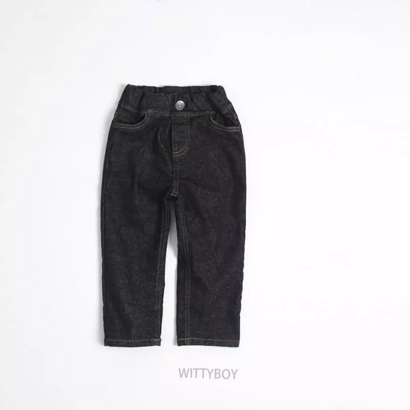 Witty Boy - Korean Children Fashion - #toddlerclothing - Selvedge Jeans