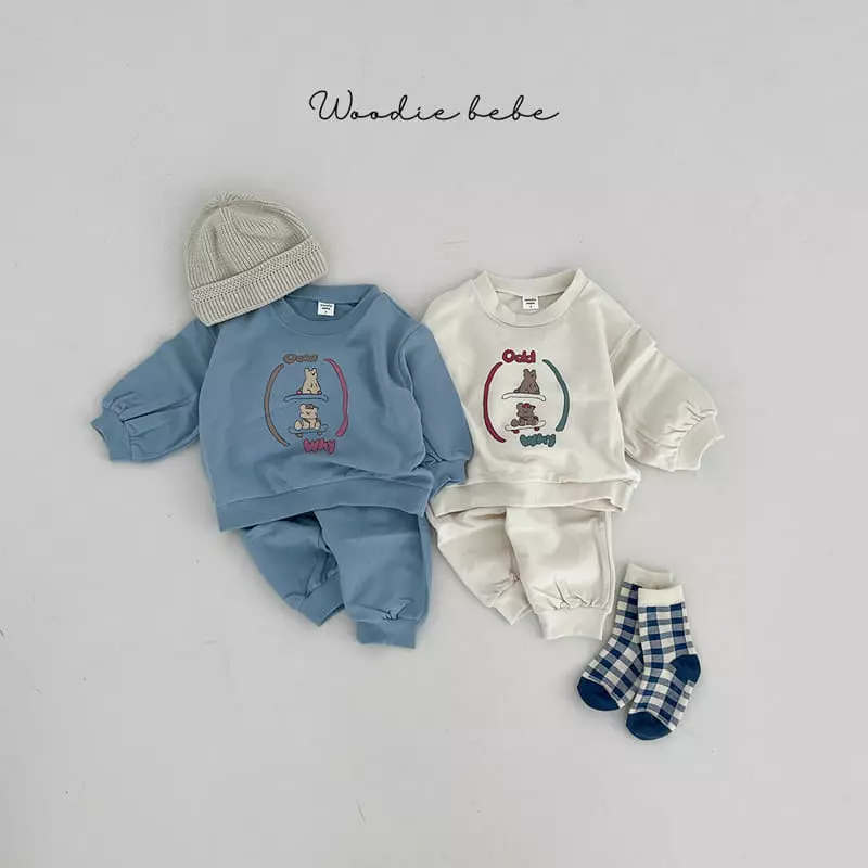 Woodie - Korean Baby Fashion - #babyboutique - Odd Top Bottom Set - 5