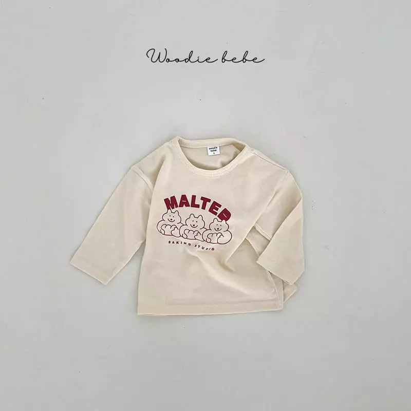 Woodie - Korean Baby Fashion - #babyboutique - Bread Tee