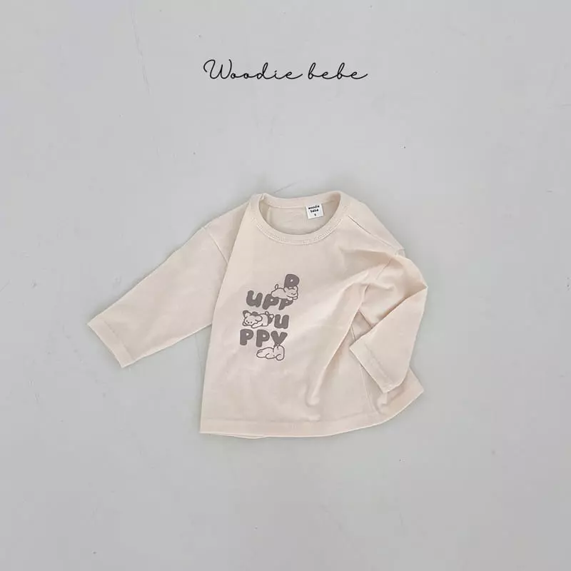 Woodie - Korean Baby Fashion - #babyboutiqueclothing - Puppy Tee