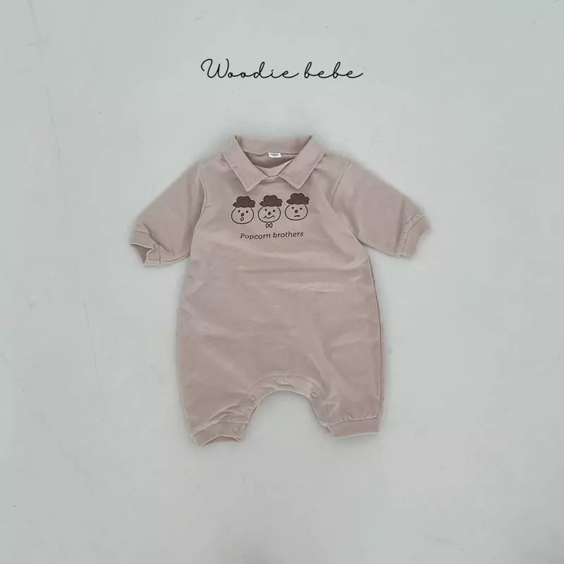 Woodie - Korean Baby Fashion - #babyfashion - Popcorn Bodysuit