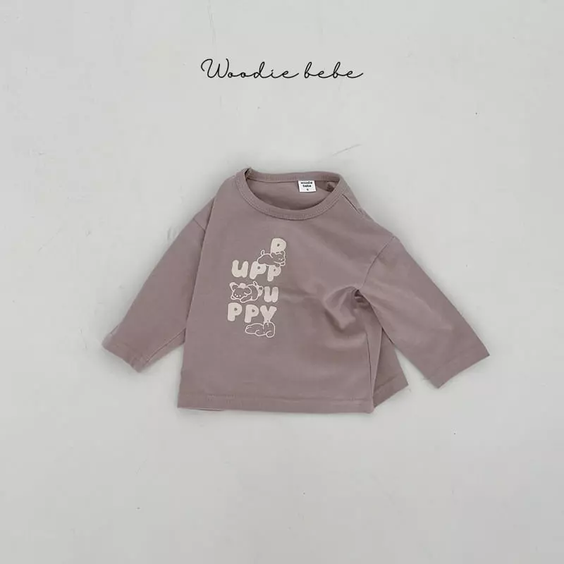 Woodie - Korean Baby Fashion - #babyfashion - Puppy Tee - 3