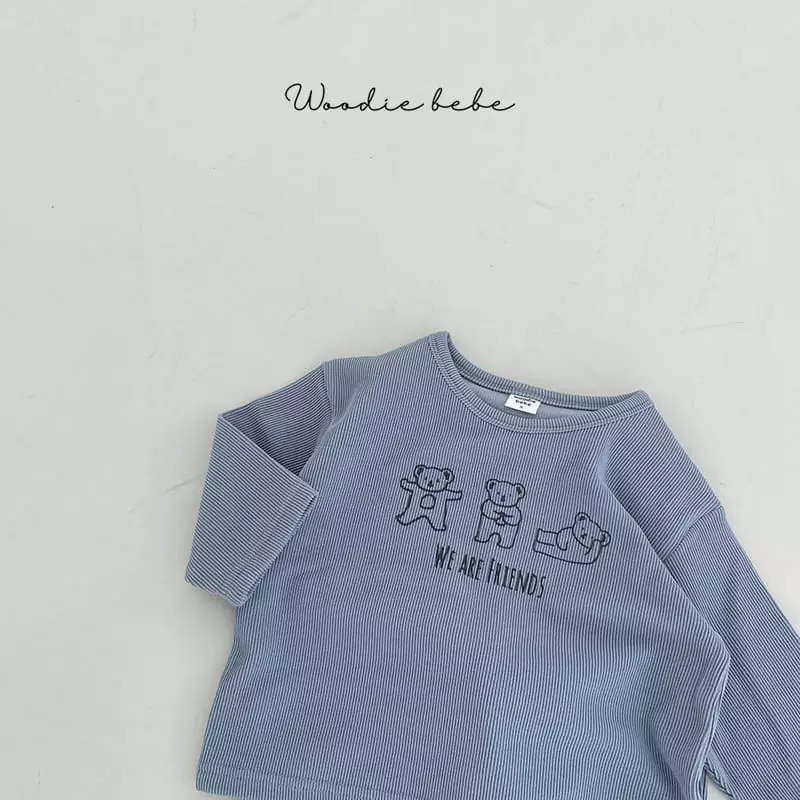 Woodie - Korean Baby Fashion - #babyfever - Uni Top Bottom Set - 8