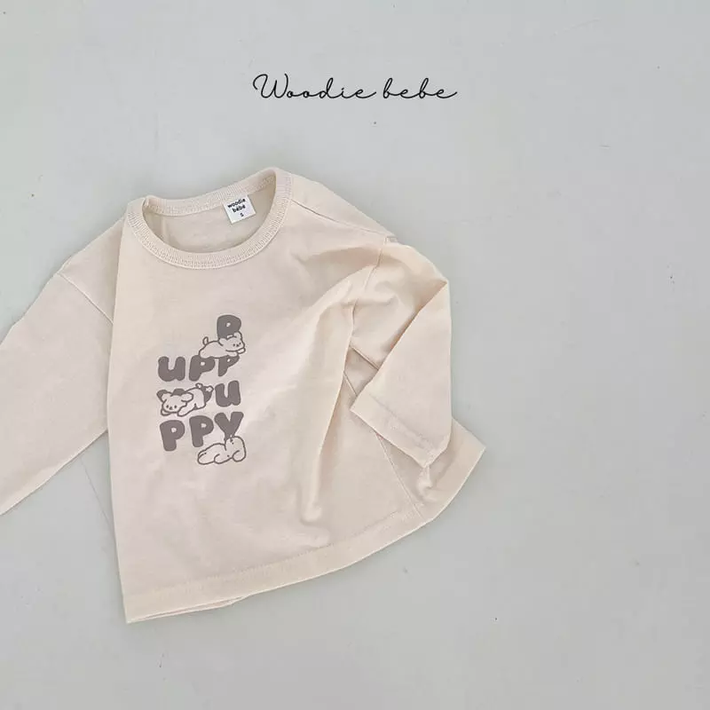 Woodie - Korean Baby Fashion - #babyfever - Puppy Tee - 2