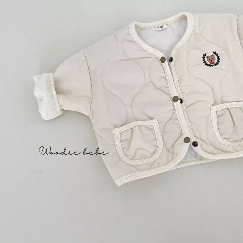 Woodie - Korean Baby Fashion - #babyfever - Tie Bear Jumper - 2