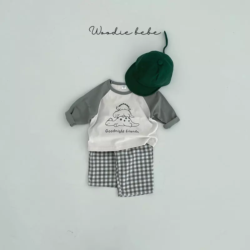Woodie - Korean Baby Fashion - #babyfever - Jurrasic Top Bottom Set - 7