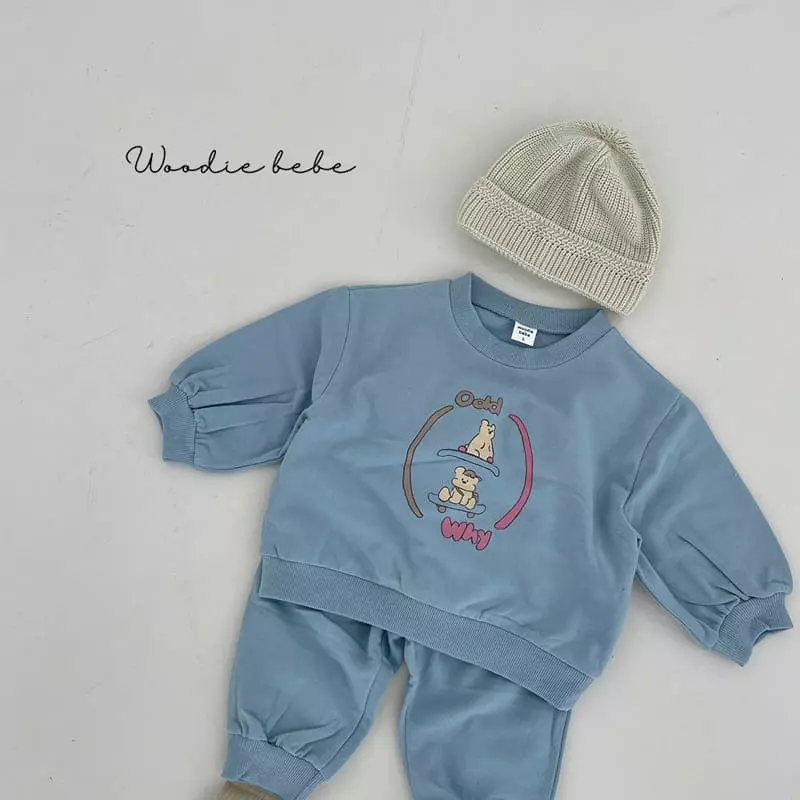 Woodie - Korean Baby Fashion - #babygirlfashion - Odd Top Bottom Set - 8