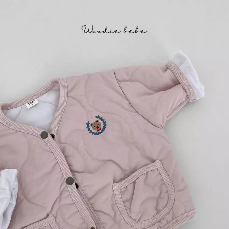 Woodie - Korean Baby Fashion - #babygirlfashion - Tie Bear Jumper - 3